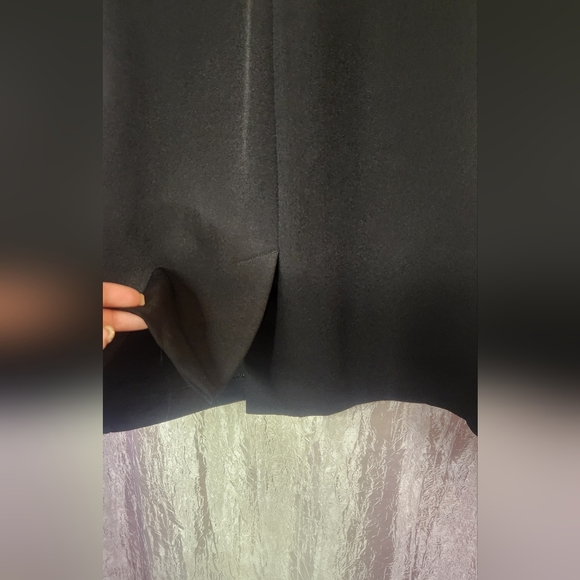 MM Lafleur The Lena Dress Textured Ponte Black Size 4 - Picture 6 of 10